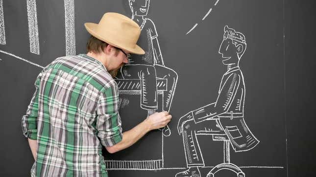 Chalk Art Makes Database Software Look Gorgeous
