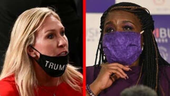 Sounds Like Marjorie Taylor Greene Is Creating a Hostile Work Environment for Cori Bush