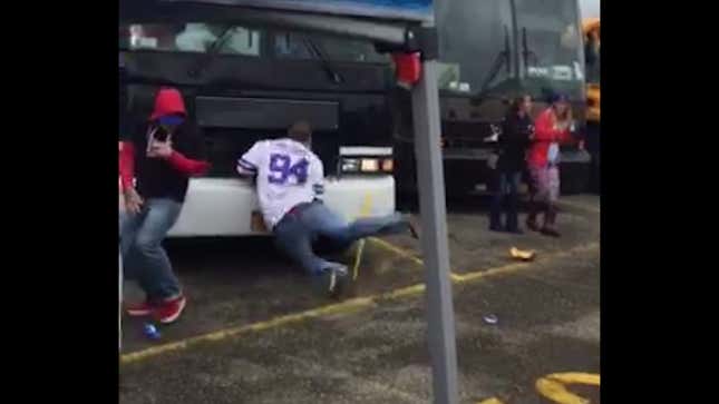 Dizzy Bat Ends Spectacularly For This Bills Fan