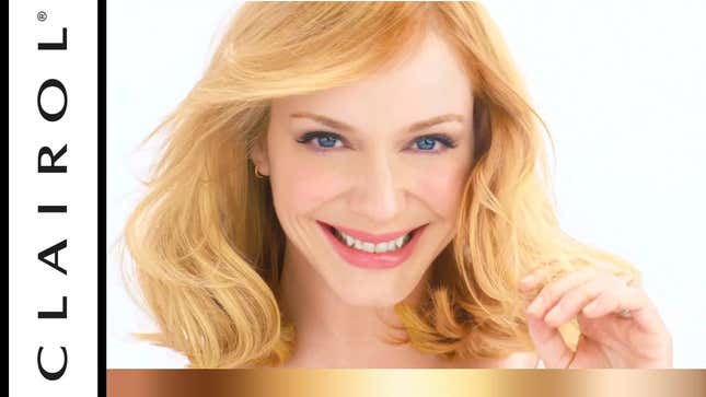 Christina Hendricks Nice 'n Easy Commercial Pulled in the UK for Faking a Red-to-Blonde Dye Job