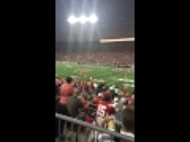 Idiot On The Field At Ohio State Gets Blown Up By Coach