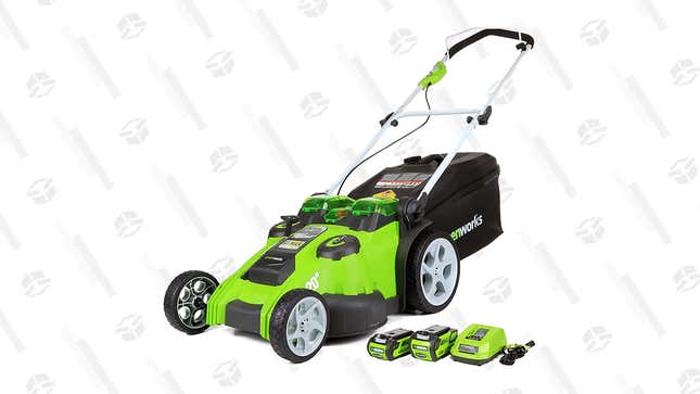 Greenworks 40V Twin Force Cordless Lawn Mower | $300 | Amazon