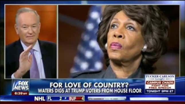 Bill O’Reilly Just Came for Maxine Waters’ Hair: I Can’t Hear a Word She Said With That ‘James Brown Wig’
