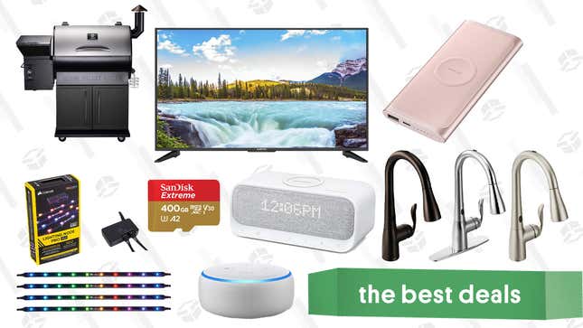 Image for article titled Wednesday&#39;s Best Deals: Discounted Audible Membership, Pellet Grill, Moen Kitchen Faucets, and More