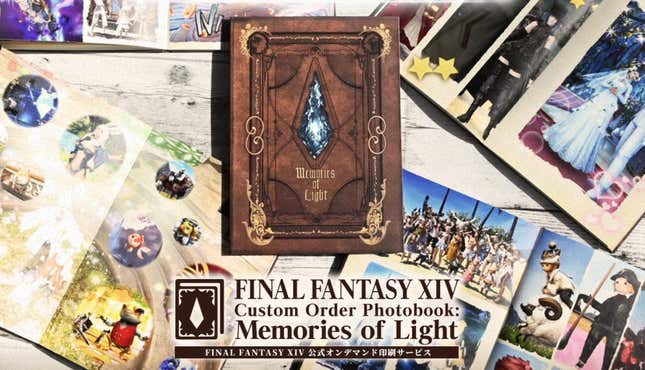 Image for article titled Square Enix Launches A Photobook Service In Japan For Final Fantasy XIV