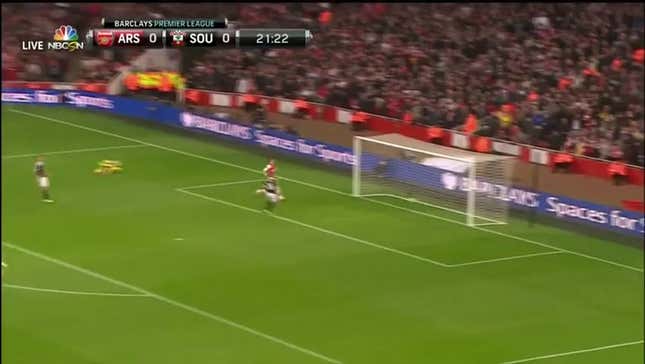 But Seriously, What Was Southampton's Keeper Doing On This Goal?