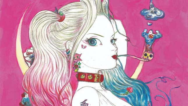 Image for article titled Yoshitaka Amano&#39;s Harley Quinn Cover Is So Good I&#39;m Gonna Cry