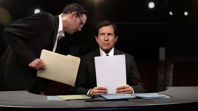 Image for article titled Chris Wallace Receives Cease-And-Desist Letter From Trump Organization In Middle Of Questioning Candidate About Groping Allegations