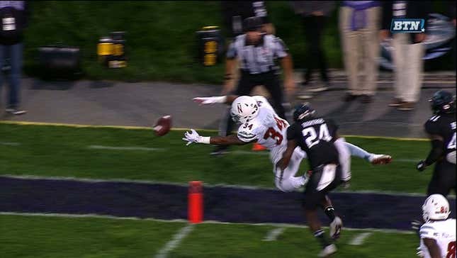 Marvelous 50-Yard Touchdown Run Becomes Touchback After Ball Comes Loose
