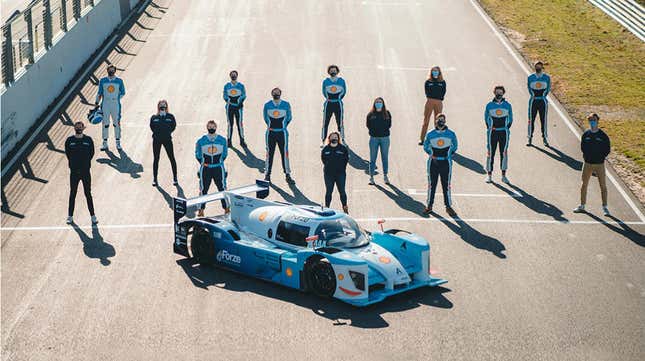 Image for article titled Hyundai Teams Up With Student-Led Team Creating An 805 HP Hydrogen Race Car