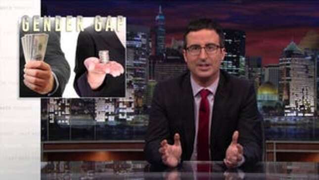 Reminder from John Oliver: Wage Gap Is Some Fucked Up <em>Mad Men</em> Bullshit
