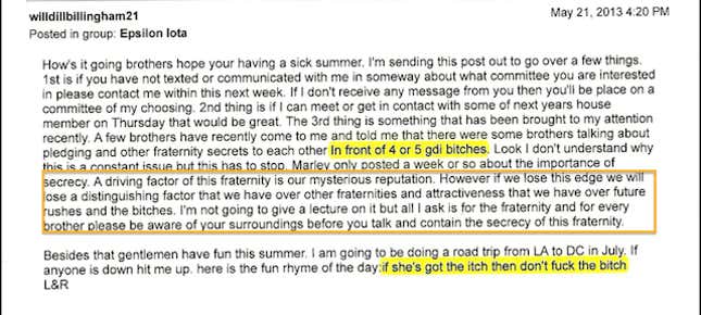 Image for article titled The Story Behind American University's Rapey, Violent 'Secret' Frat