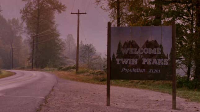 Revisit <i>Twin Peaks</i> with this eerie charcoal map drawn by David Lynch