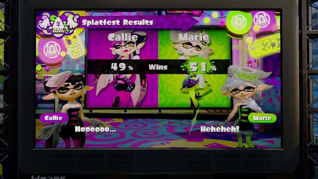The Final Splatoon Splatfest Is Over, And One Squid Sister Reigns Supreme