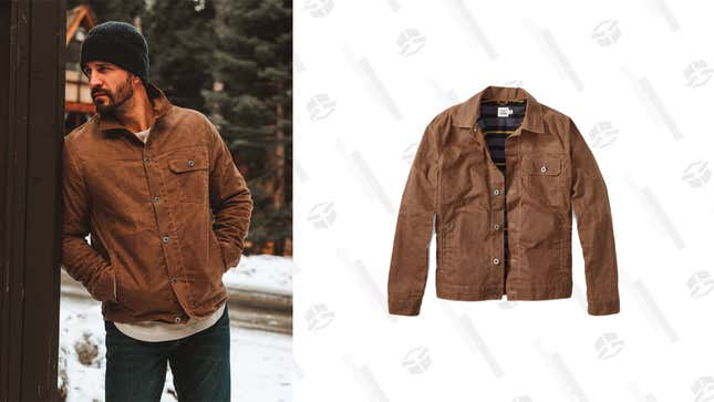 Flint and Tinder Waxed Trucker Jacket | $192 | Huckberry 