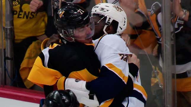Evgeni Malkin And P.K. Subban Had A Sad Fight
