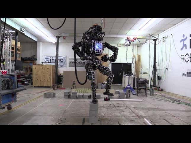 DARPA's "Atlas" Robot Can Now Do The <em>Karate Kid</em> Crane Stance