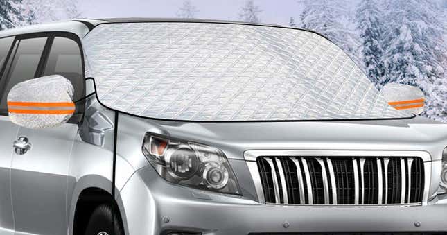 RIFNY Windshield Snow Cover | $13 | Amazon | Promo code 2YK4QQXD
