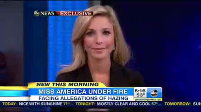 Miss America Admits To Hazing, But Not, Like, Super Bad Hazing