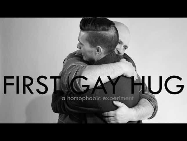 Gay First Hug Is Better Than Stranger's First Kiss
