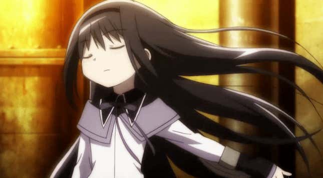 Image for article titled The Hair Flips Of Madoka Magica’s Homura, Ranked