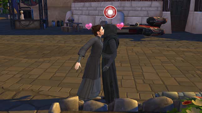 Image for article titled The Sims Fans Really Wanted Kylo And Rey To Make Babies