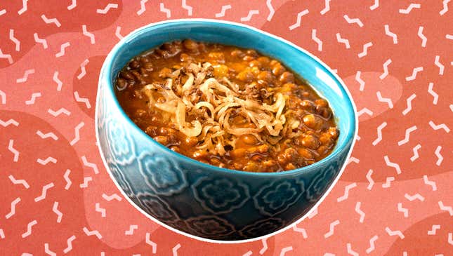 French Onion Lentil Instant Pot soup