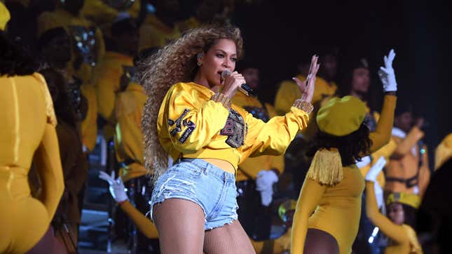 Beyonce Knowles performs onstage during 2018 Coachella Valley Music And Arts Festival Weekend 1 on April 14, 2018 in Indio, California.