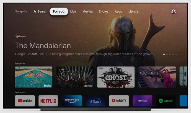 Image for article titled Google TV&#39;s Newest Feature Will Help You Train It to Suggest Better Recommendations