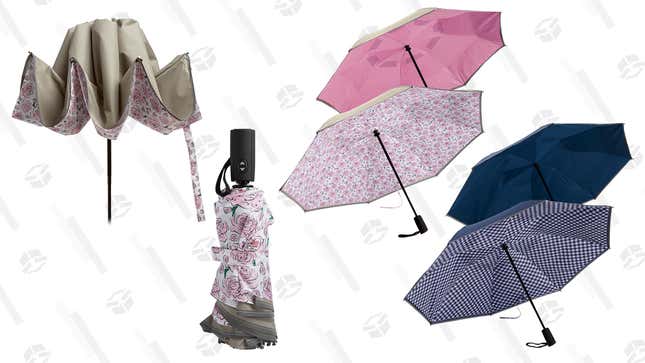 2-Pack: Revers-A-Brella Reversible Umbrellas | $19 | MorningSave 