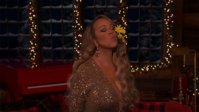 Image for article titled In Mariah Carey's Magical Christmas Special, a Diva Embraces Her Inner Camp
