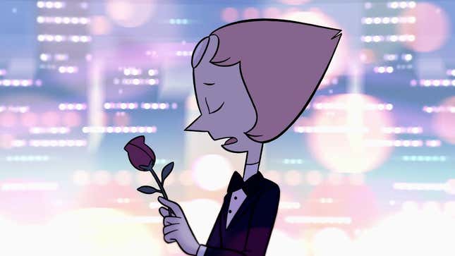 Pearl, bein’ sad. 