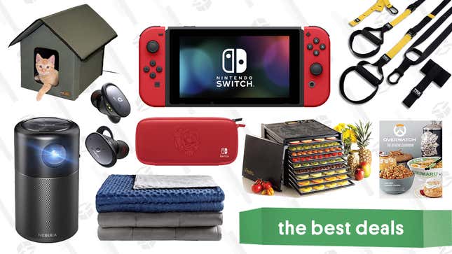 Image for article titled Tuesday&#39;s Best Deals: A Nintendo Switch Bundle, Weighted Blankets, Food Dehydrator, and More