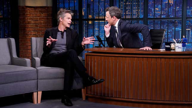 Timothy Olyphant, Seth Meyers