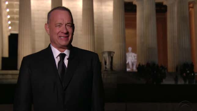 Tom Hanks hosts the 2021 Celebrating America Inauguration Celebration.