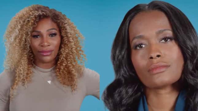 Serena Williams (l) and Swin Cash (r), for Secret Deodorant “Not the First” Film 