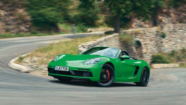 Image for article titled The 2021 Porsche 718 Boxster And Cayman GTS Will Pack An Optional 4-Liter Punch