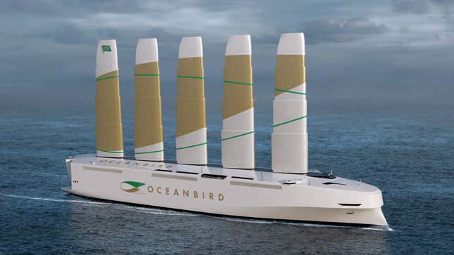 The Oceanbird - A wind powered cargo vessel 