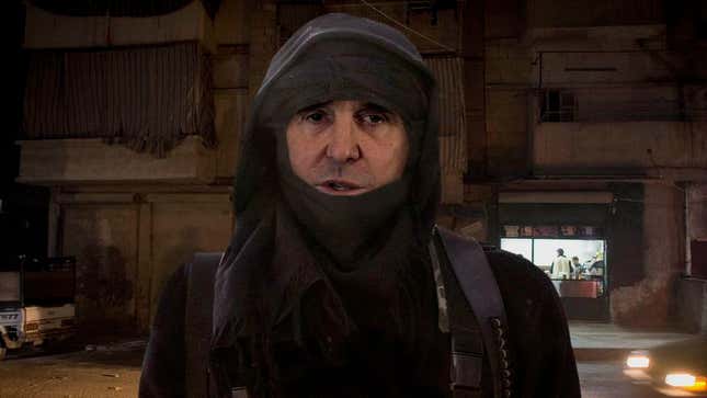 Image for article titled ‘To Defeat Them, I Must Become Them,’ John Kerry Says While Putting On Black Face Mask