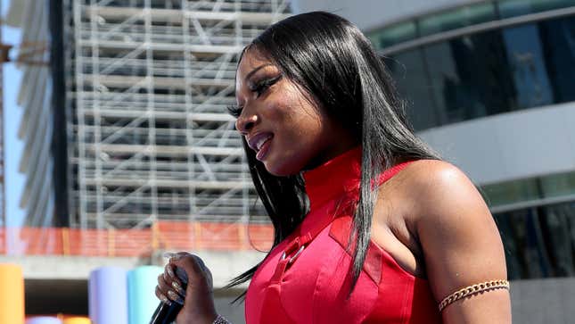 Megan Thee Stallion performs onstage during the Pre Show at the 2019 BET Awards on June 23, 2019, in Los Angeles.