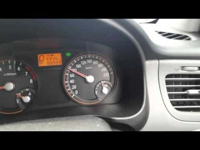 Watch A Guy Lose His Shit About Hitting 100,000 Km In His Kia