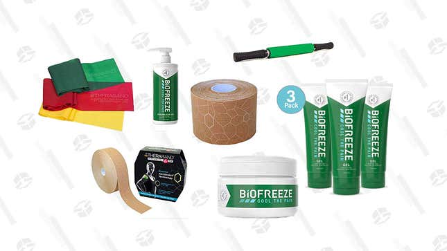 Biofreeze and TheraBand Gold Box | Amazon