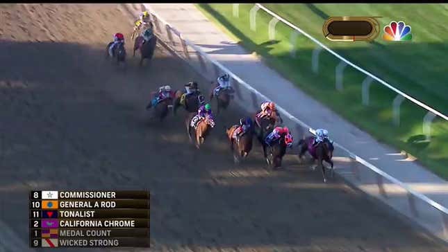 California Chrome Does Not Win The Triple Crown At Belmont