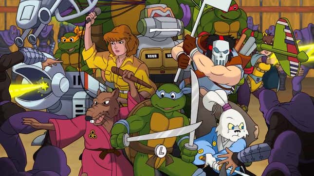 Image for article titled Free Fan-Made Teenage Mutant Ninja Turtle Game Is A Fun Throw-Back