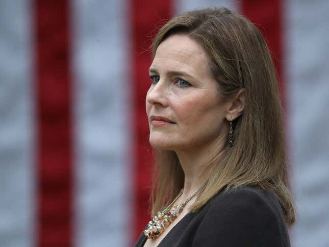 Image for article titled Amy Coney Barrett Once Lived in the Home of Christian Group People of Praise&#39;s Co-Founder