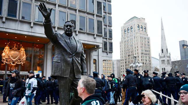 Image for article titled Philadelphia Finally Removes Deeply Hated Frank Rizzo Statue