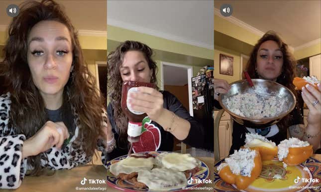 Image for article titled Here's Some Nice, Low-Stakes TikTok Drama Featuring a Trump-Supporting, Keto-Friendly Staten Island Mother
