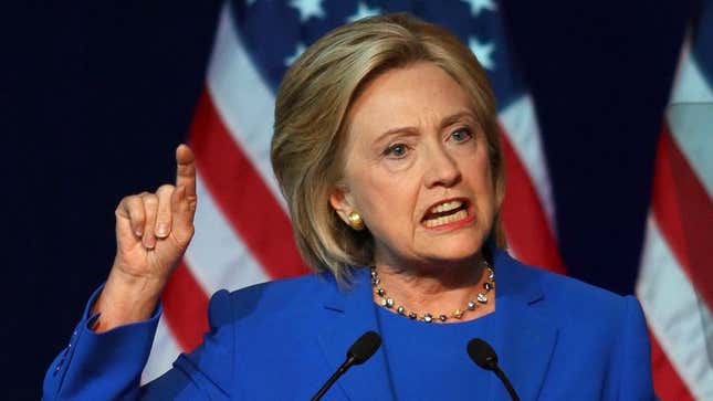 Image for article titled Clinton Promises To Enact Agenda Whether Or Not She Elected
