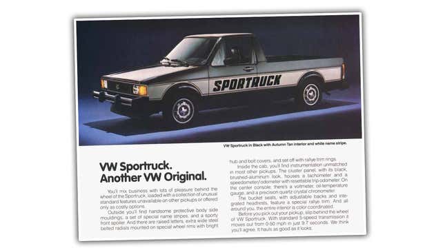 Image for article titled Volkswagen Is Bringing a Pickup Truck’s Worth of Forbidden Fruit to New York to Tease the Hell out of All of Us