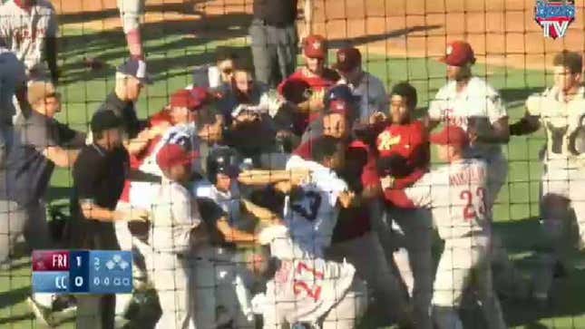 Minor League Teams Get Straight To The Fightin'